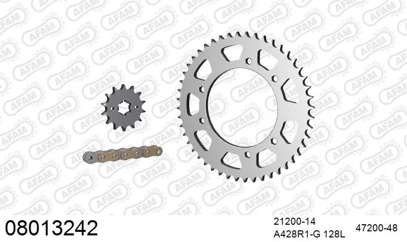 AFAM Chainset - Steel