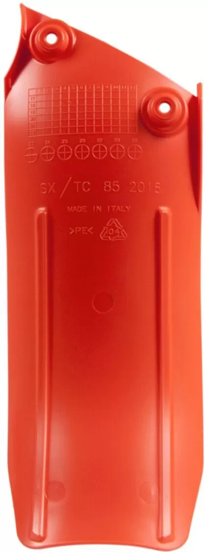 Rtech Rear Shock Mud Plate Orange KTM SX 85 2018