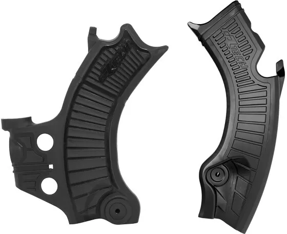 Rtech Bi-Material Frame Protections Honda CRF 450 Black