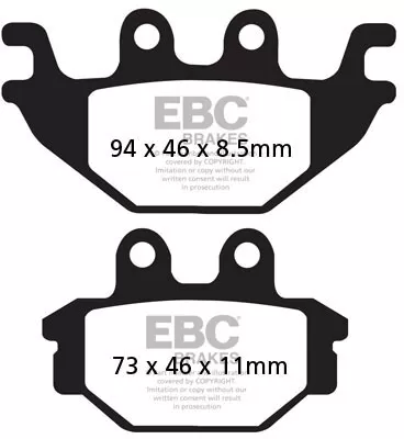 EBC Organic Brake Pads FA377