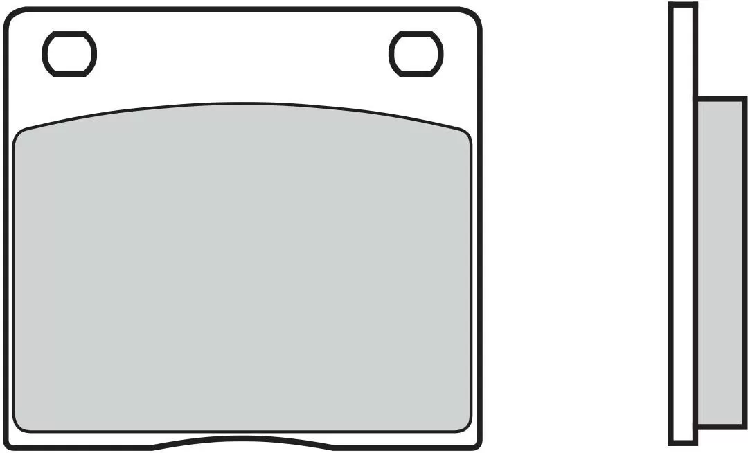 Brembo 07KS0207 Brake Pads Organic Genuine Street 