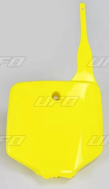 UFO Front Number Plate Kawasaki Yellow