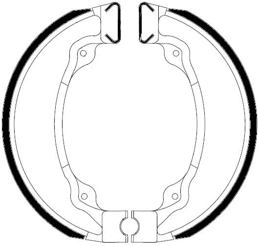 Ferodo FSB958EF Brake Shoes Eco-Friction EF