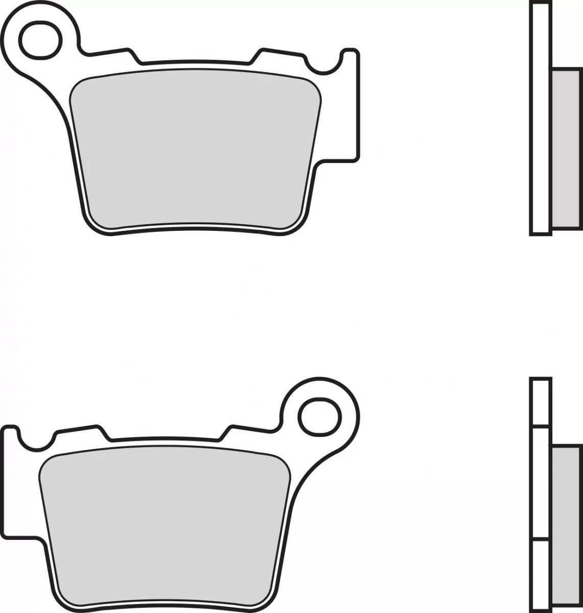 Brembo 07BB27SX Brake Pads Sinter Off Road Racing 
