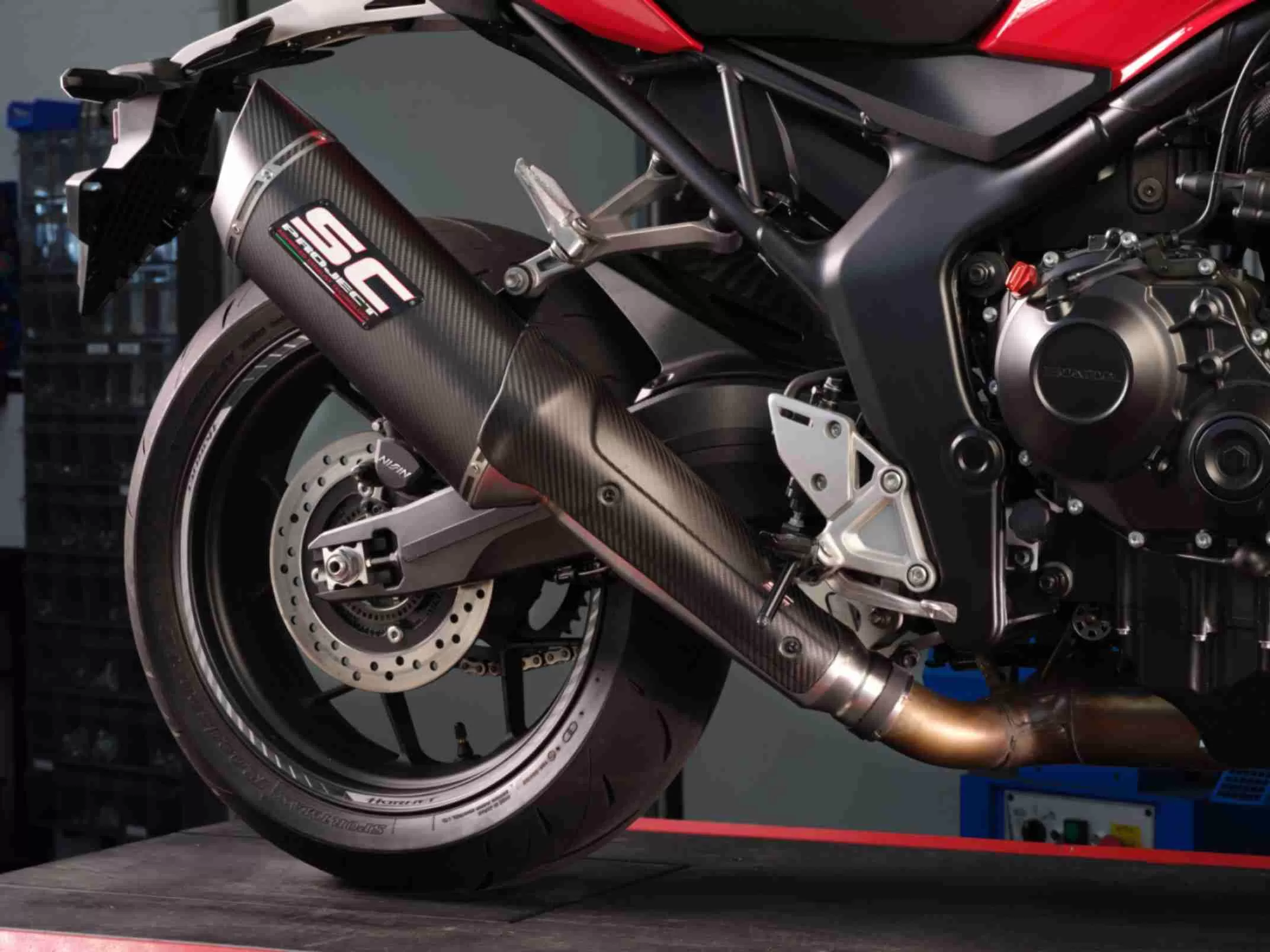 Honda Sc Project Sc1-r Slip On Exhaust (standard Model)