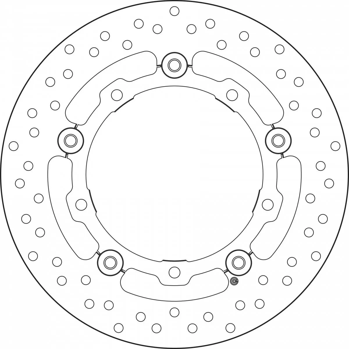 Brembo Brake Disc 78B40835 267X4