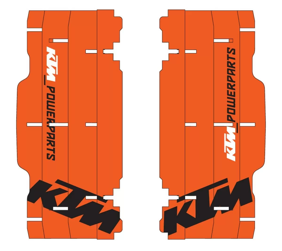 KTM Radiator Protection Sticker Kit
