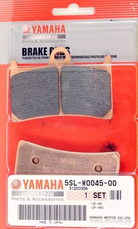 Yamaha Brake Pads Front 5SL-W0045-10-00