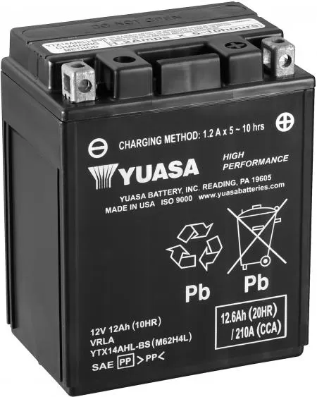 Yuasa Battery YTX14AHL-BS High Performance