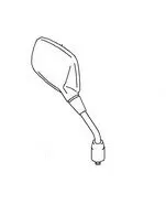 Kawasaki Mirror right 56001-S022