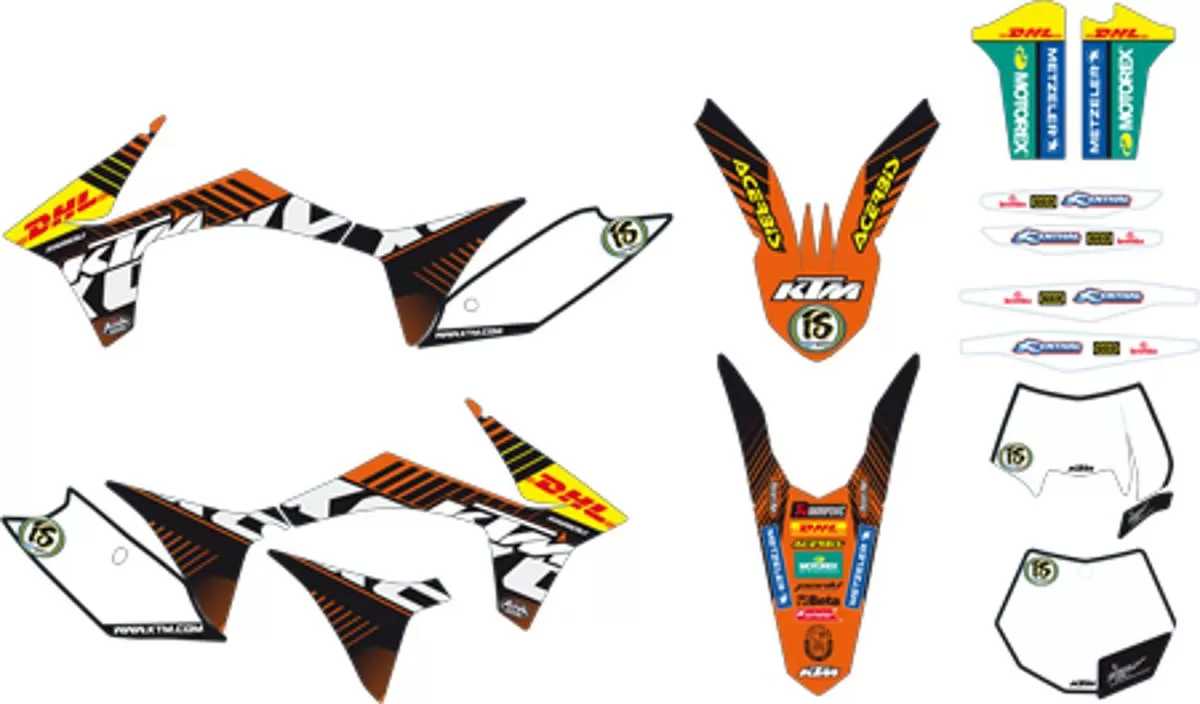 KTM Factory Decal Set