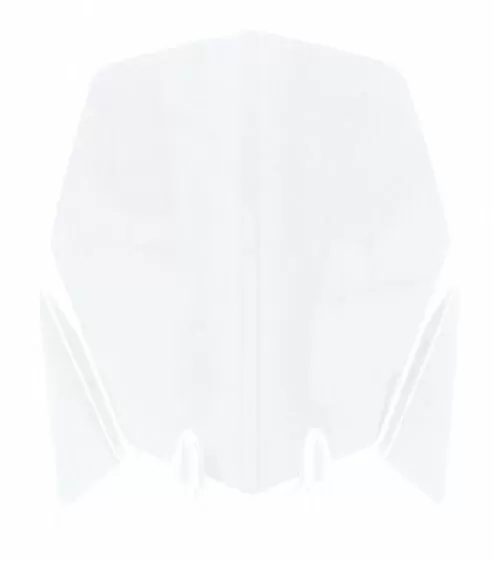 Rtech Number Plate White OE