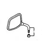 Kawasaki Mirror left 56001-S021