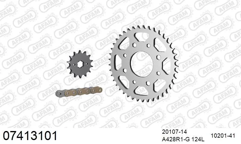 AFAM Chainset - Steel