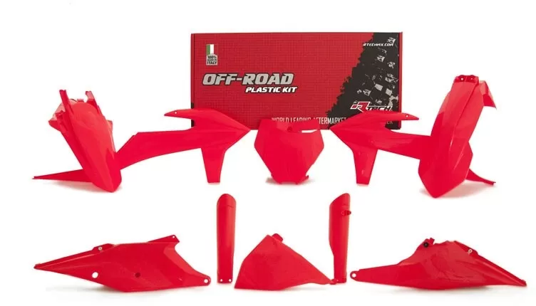 Rtech Plastics Kit 7-Piece with Airbox Neon Red KTM SX/SXF