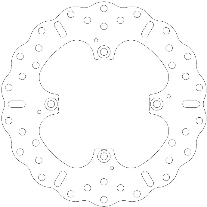 EBC Wave Brake Disc Solid MD878C