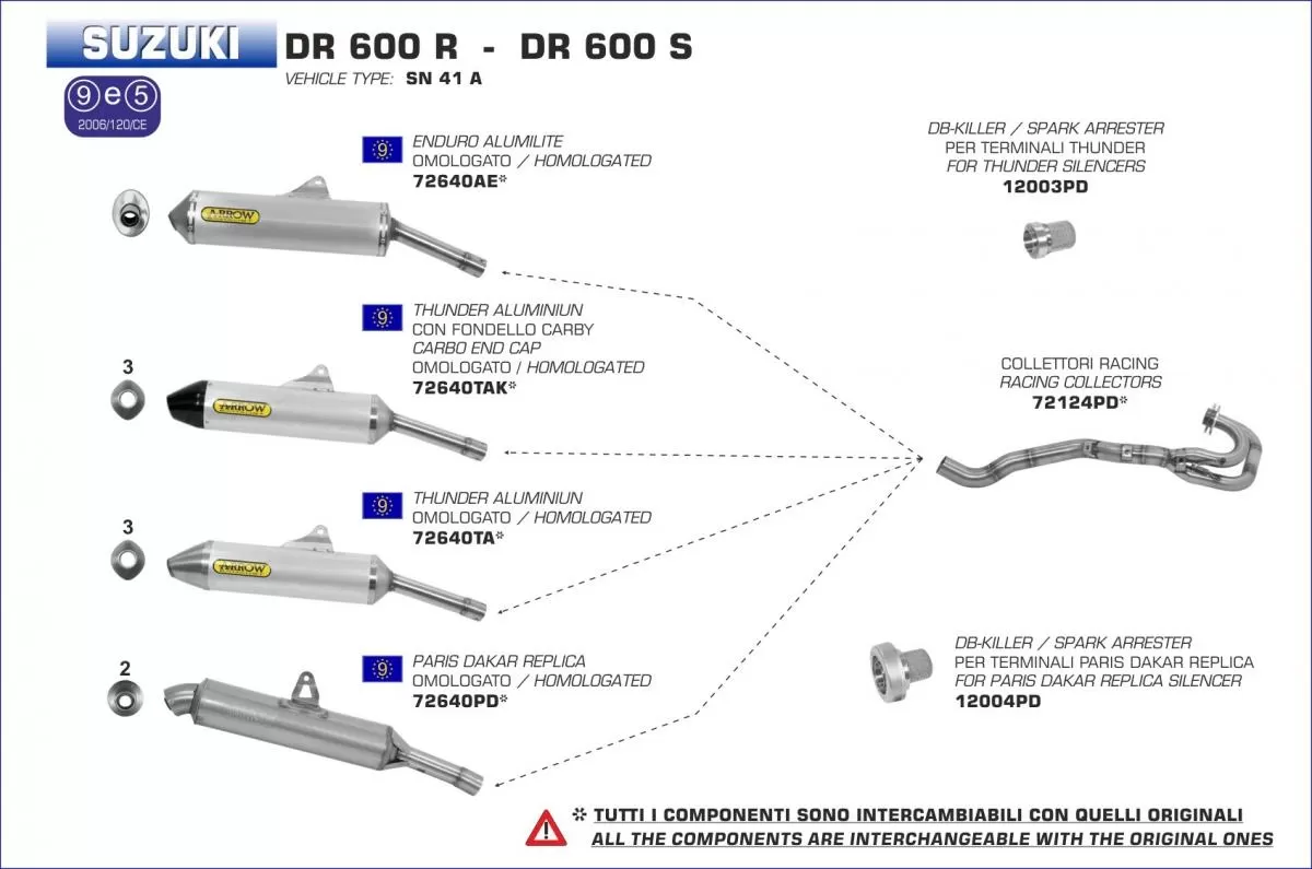 Arrow Exhaust Manifold 72124PD