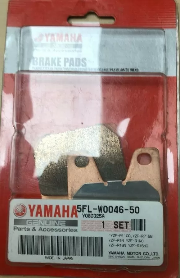 Yamaha Rear Brake Pads 5FL-W0046-50-00