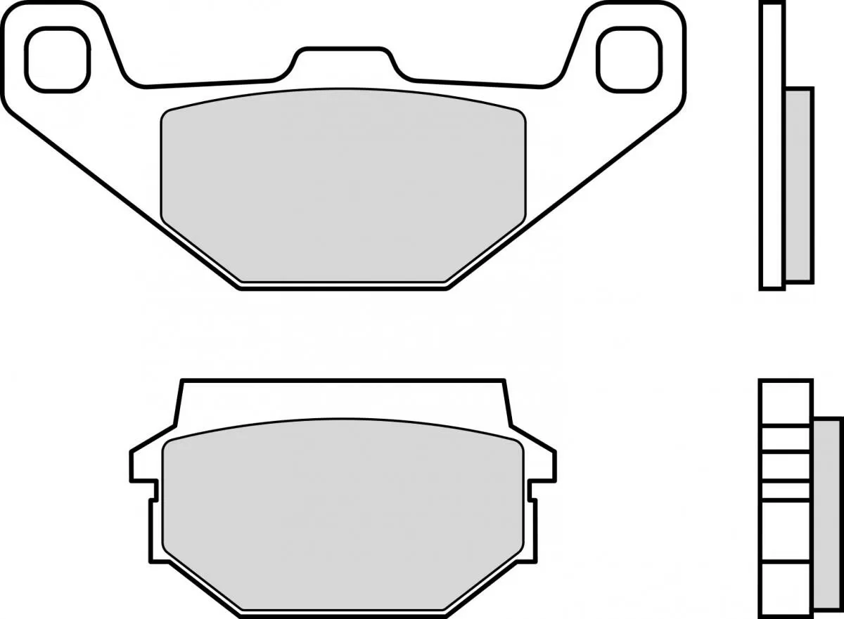 Brembo 07023CC Brake Pads Organic Scooter 