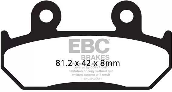 EBC Organic Brake Pads FA121