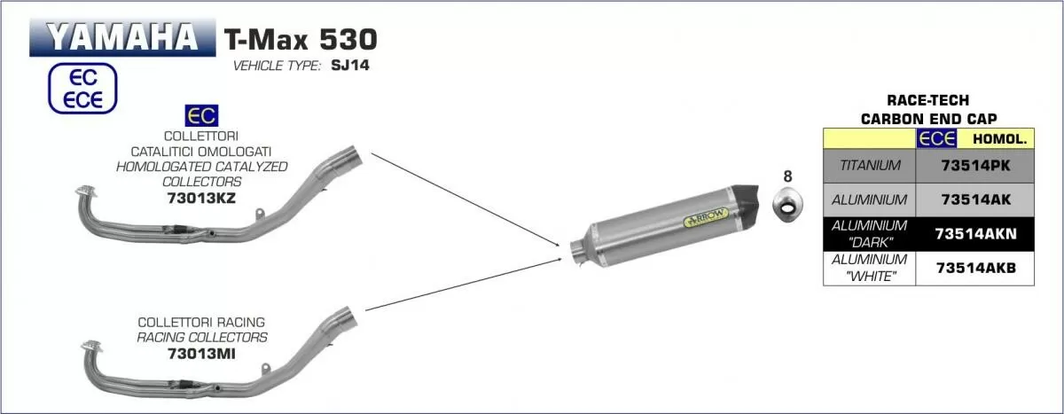 Arrow Exhaust Manifold 73013KZ