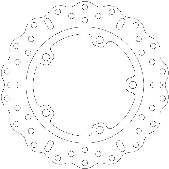 EBC Solid Contoured Brake Disc MD1185C
