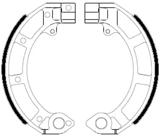 Ferodo FSB874A Brake Shoes