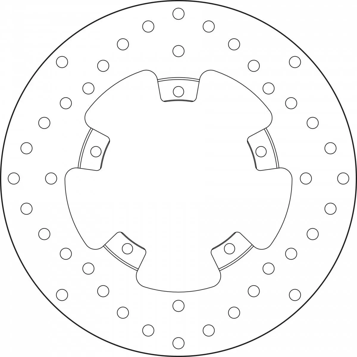 Brembo Brake Disc 68B407L4 220X4
