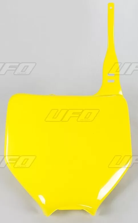 UFO Front Number Plate Yellow RMZ250 04-06