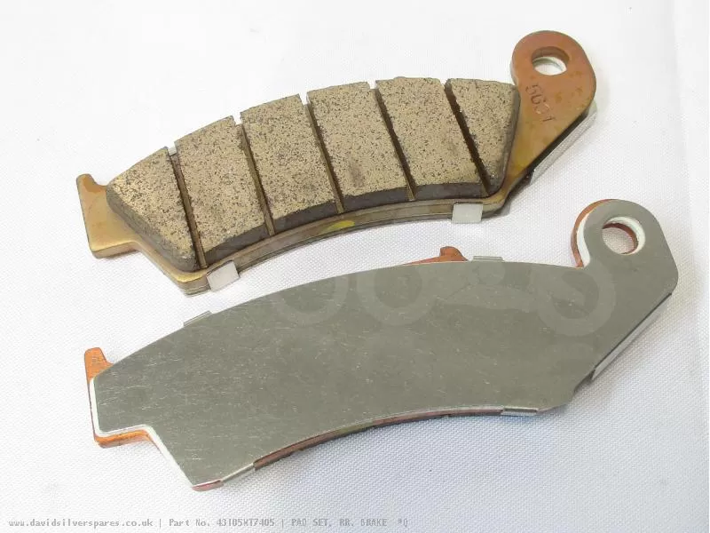 Honda PAD SET, RR. BRAKE 43105MT7405