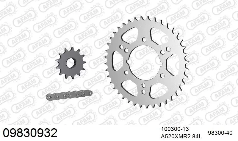 AFAM Chainset - Steel