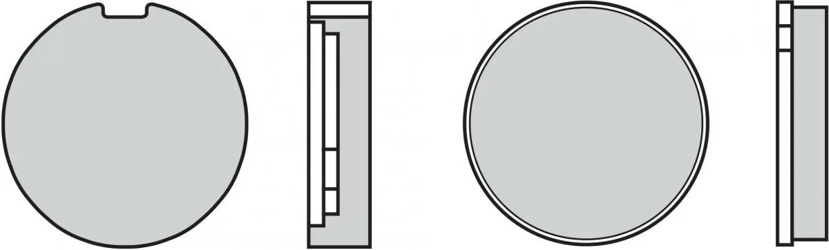 Brembo 07KS0124 Brake Pads Organic Genuine Street 