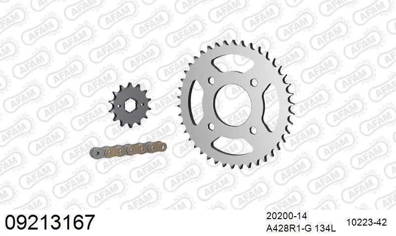 AFAM Chainset - Steel