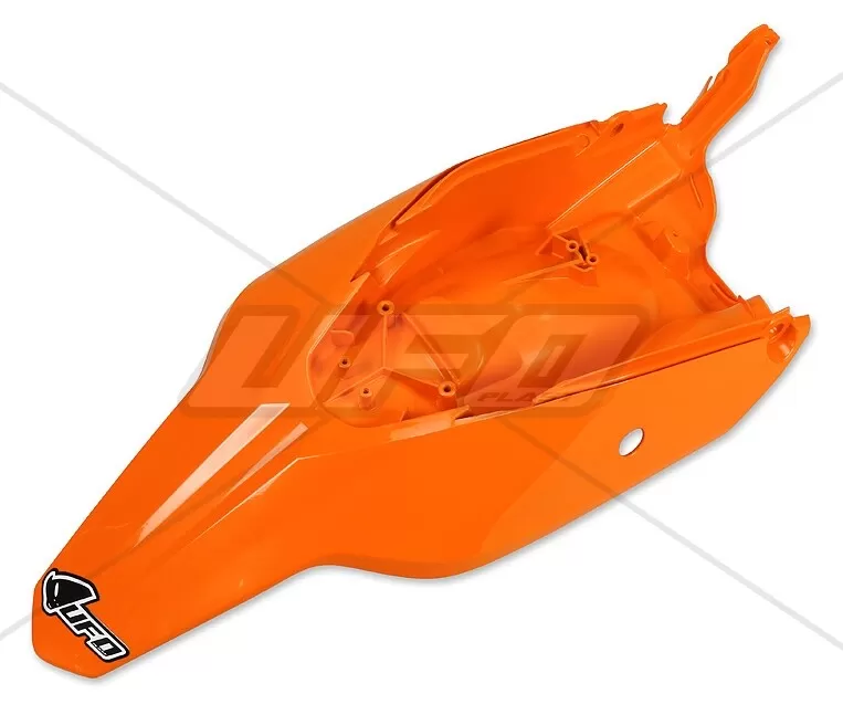 UFO Rear Fender with Side Panels KTM 65 09-15 Orange
