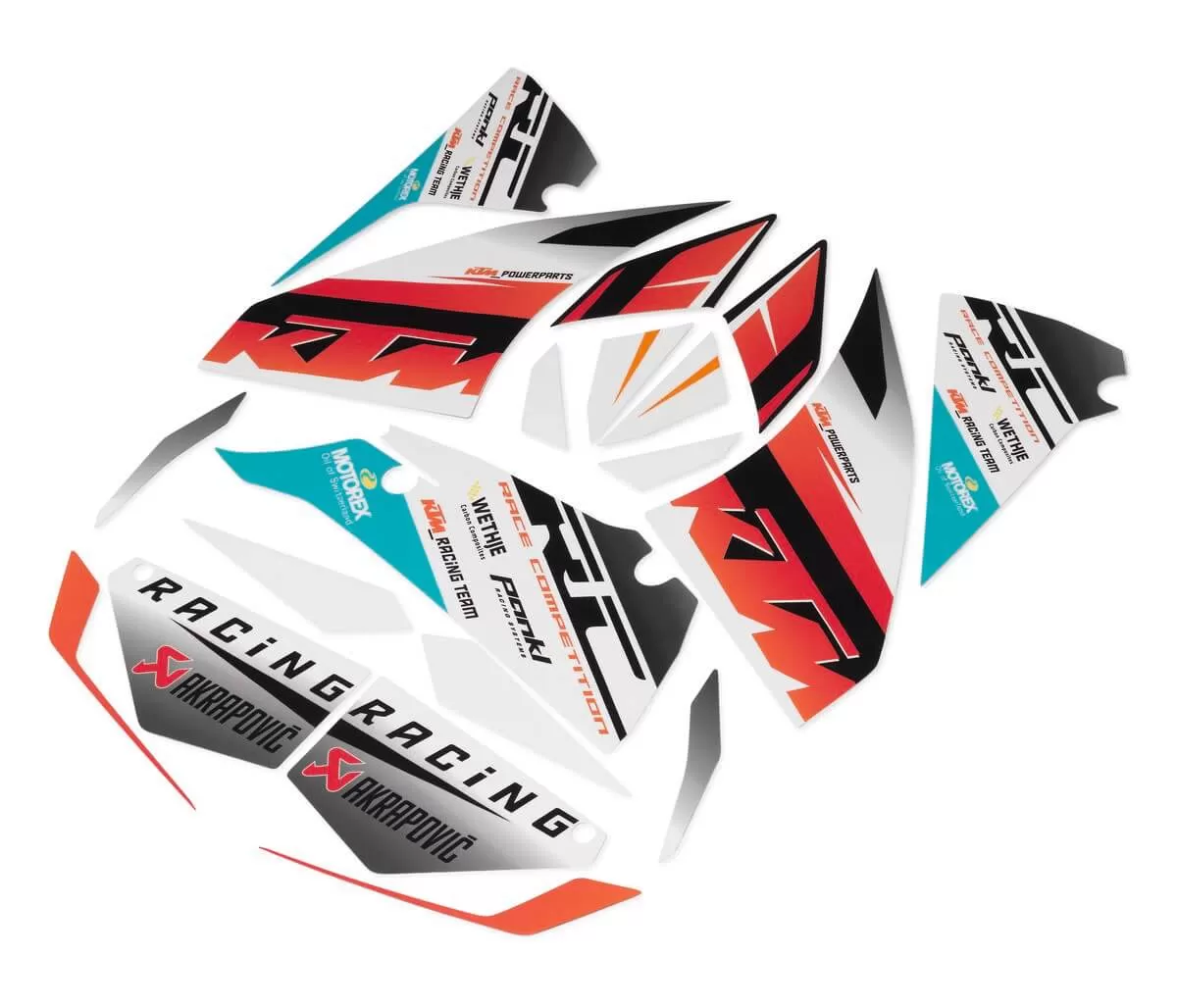 KTM Factory Decal Set RC 125/390 (15-16)