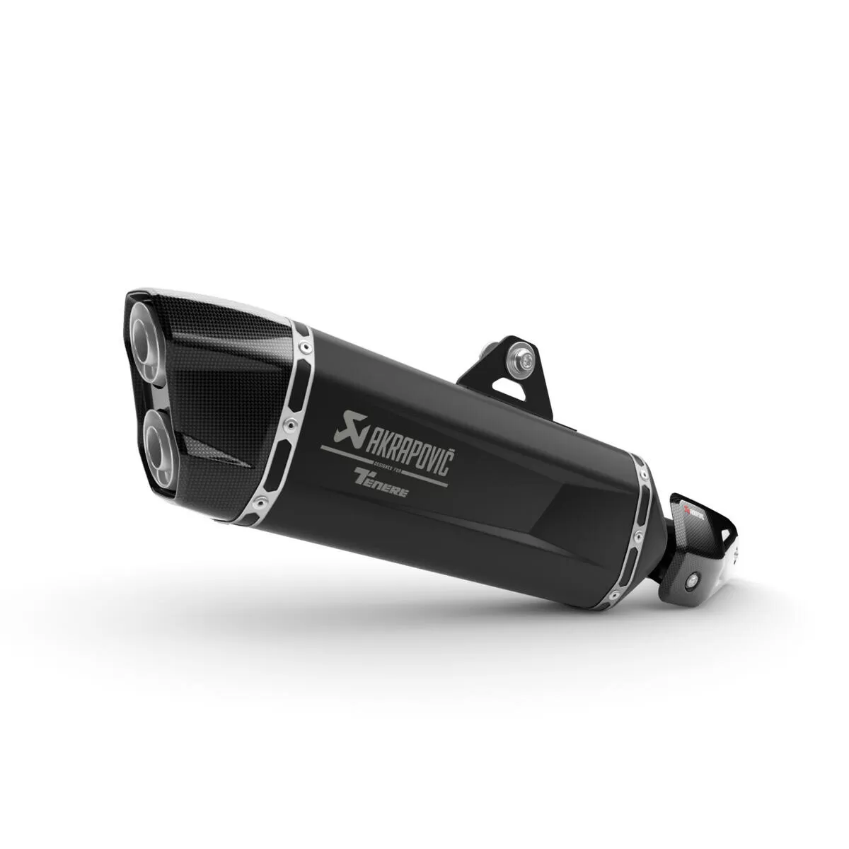 Yamaha Akrapovic Slip-on Exhaust Black Tenere 700