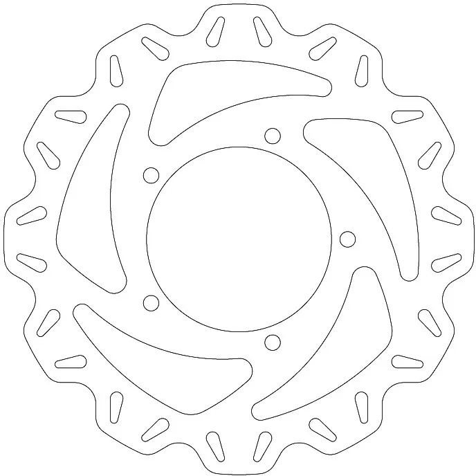 EBC Vee-Rotor Rear Solid Brake Disc VR872