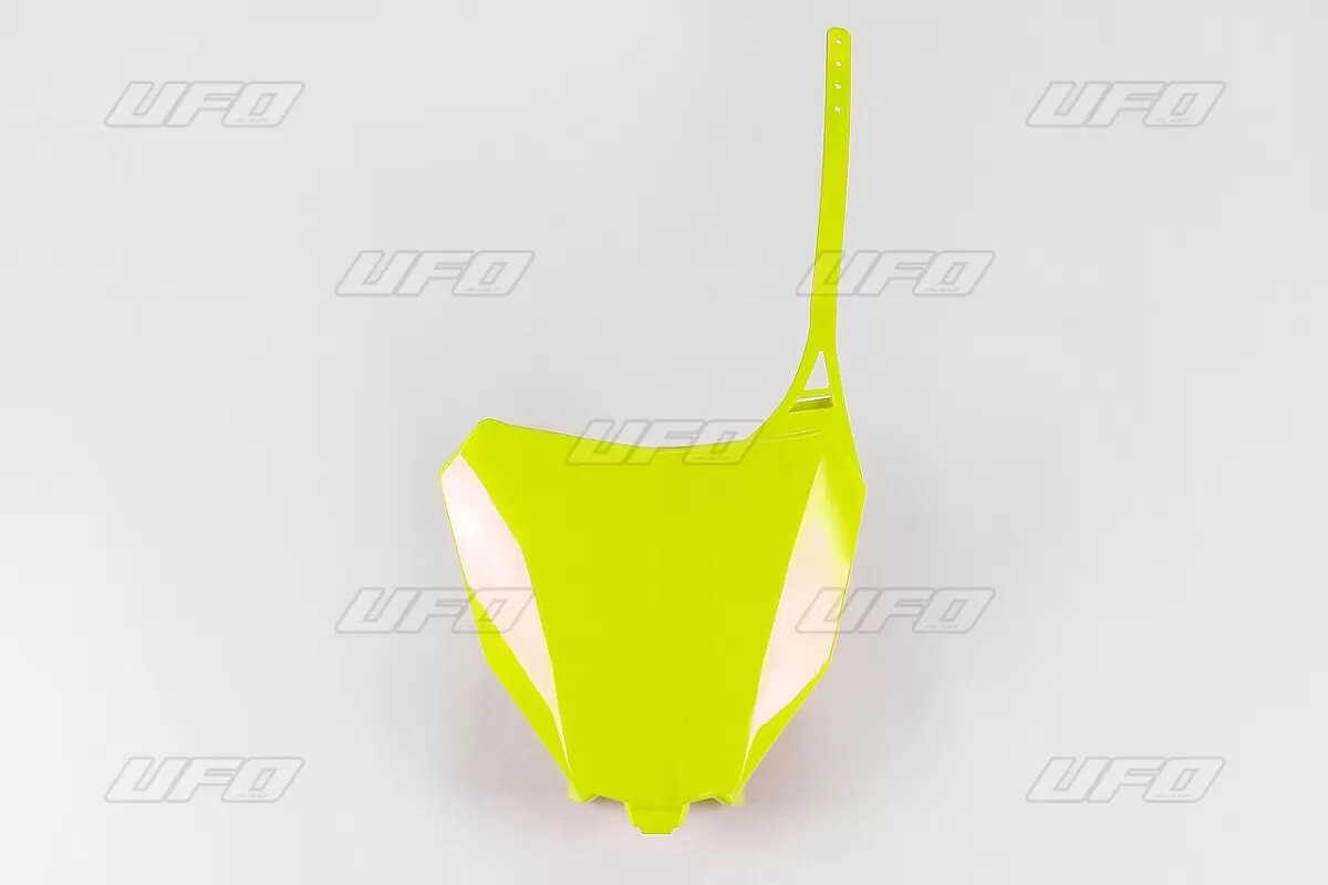 UFO Front Number Plate Honda CRF450R-RX 17-20 Neon Yellow