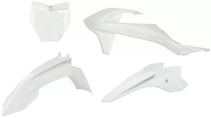 Rtech Plastic Kit 4-Piece White SX 50