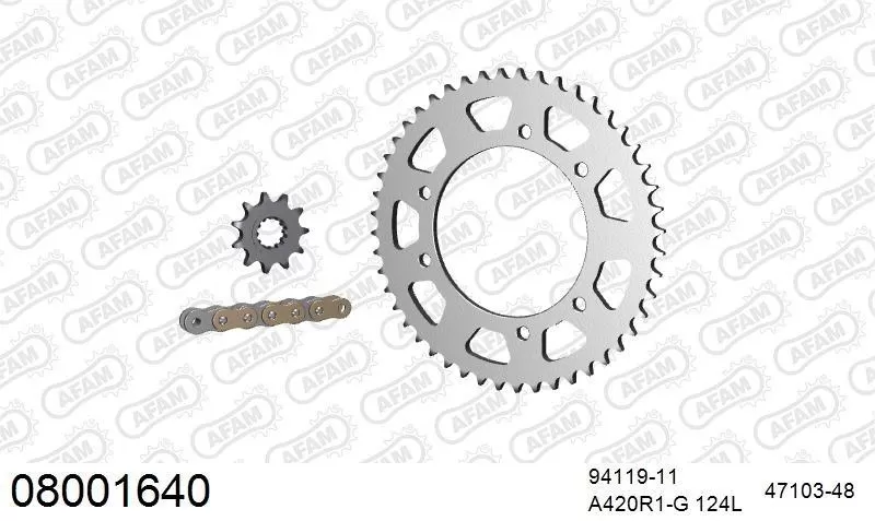 AFAM Chainset - Steel
