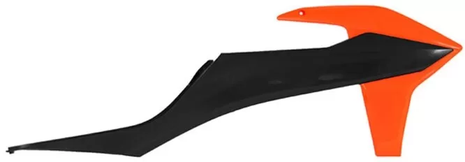 Rtech Radiator Scoops Orange/Black KTM SX 125-250 '19-'21