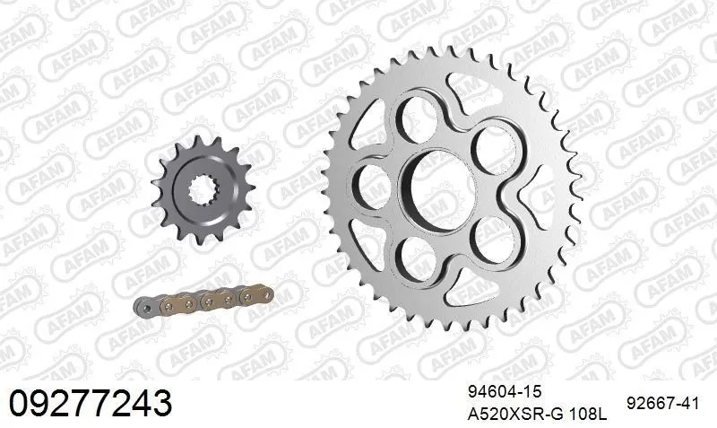 AFAM Chainset - Steel