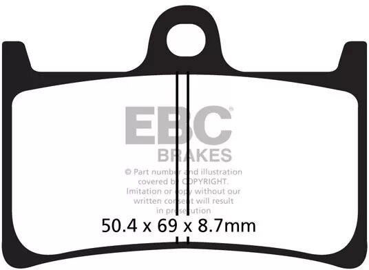 EBC Organic Brake Pads FA252