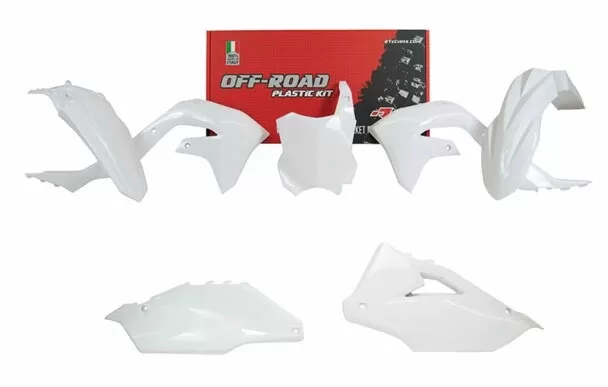 Rtech Plastics Kit 5 Pcs White Kawasaki KXF 450 2019