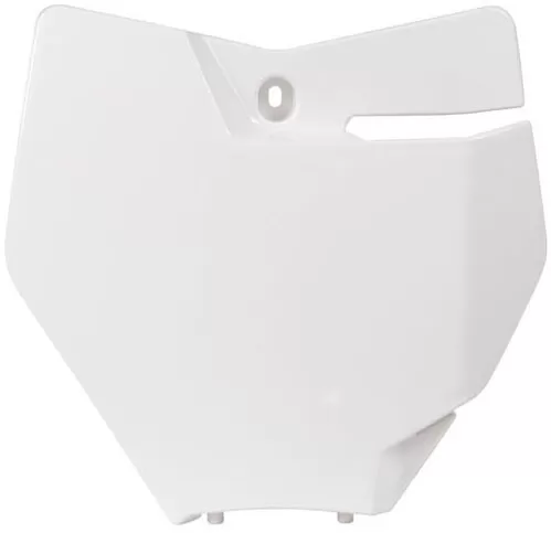 Rtech Front Number Plate KTM White (OE)
