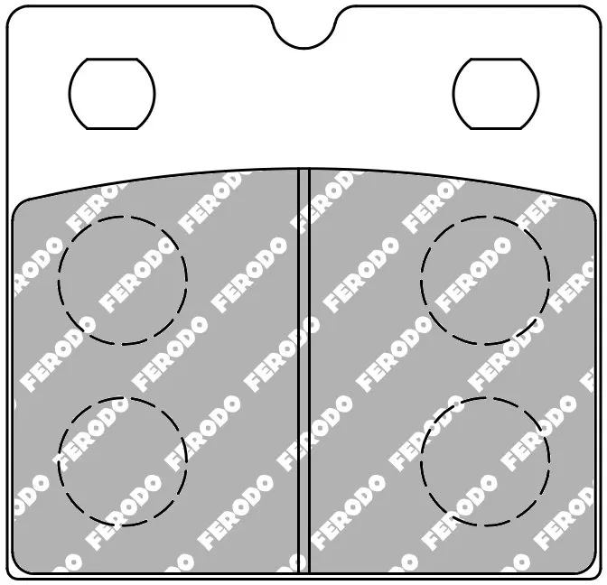 Ferodo FDB108EF Brake Pads Eco-Friction EF