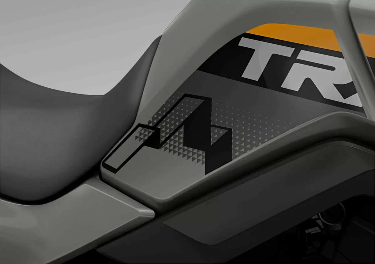 Honda Tank Side Sticker - Black