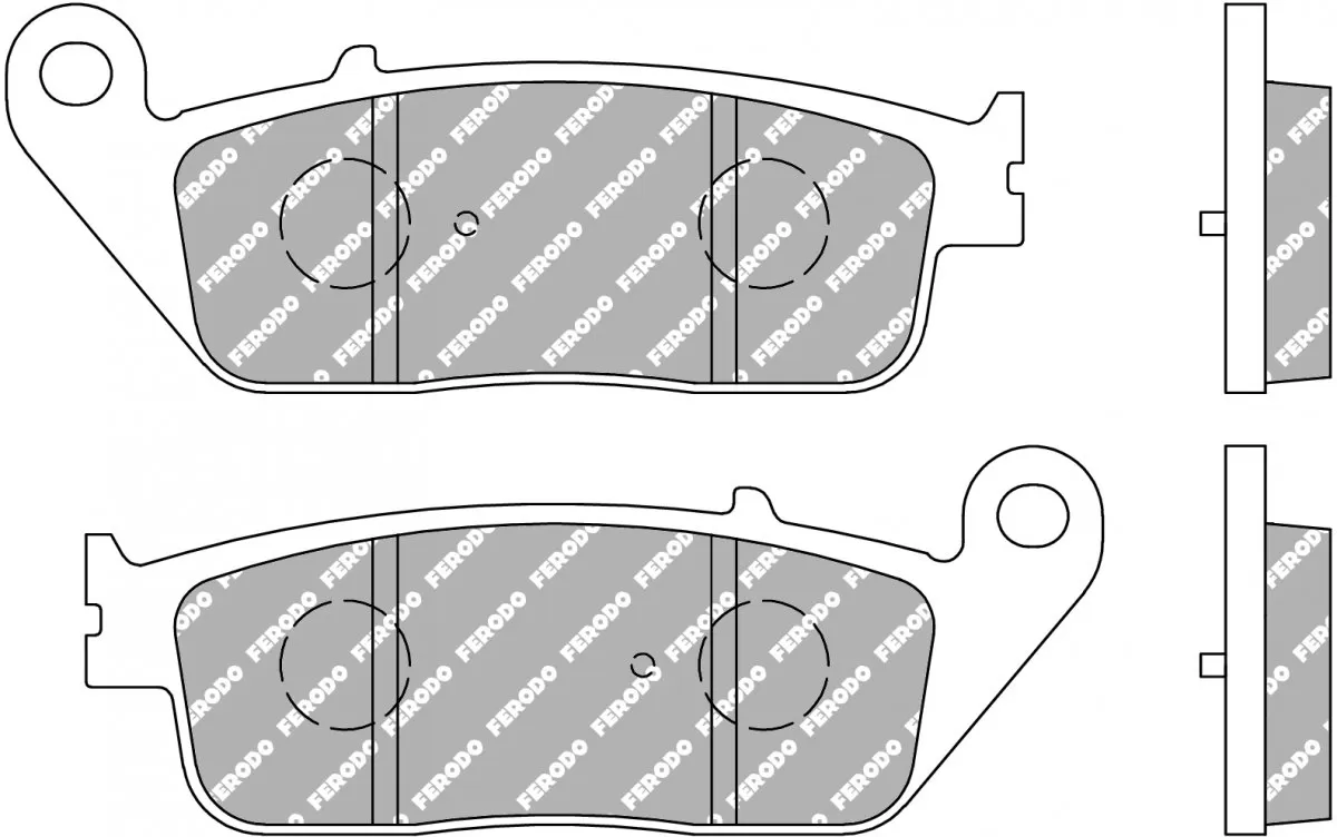 Ferodo FDB2288EF Brake Pads Eco-Friction EF