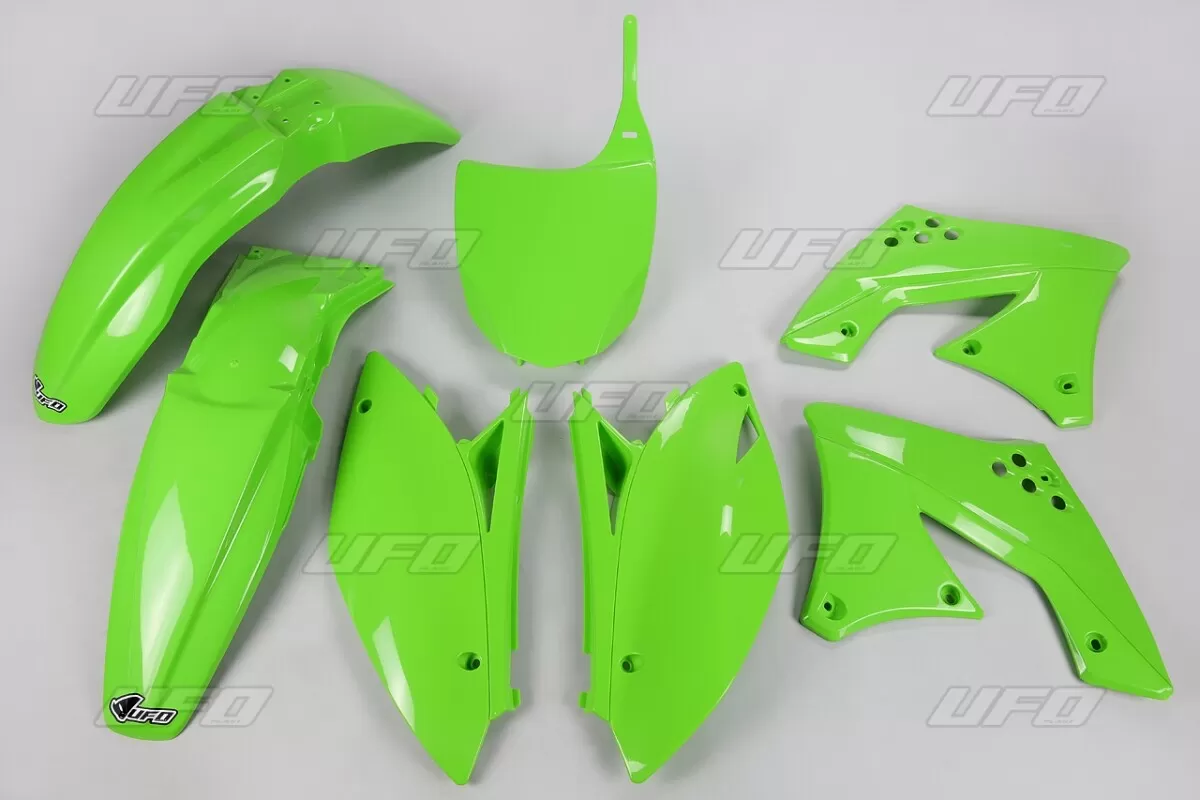 UFO Plastic Kit Kawasaki Green KX250F 09-12