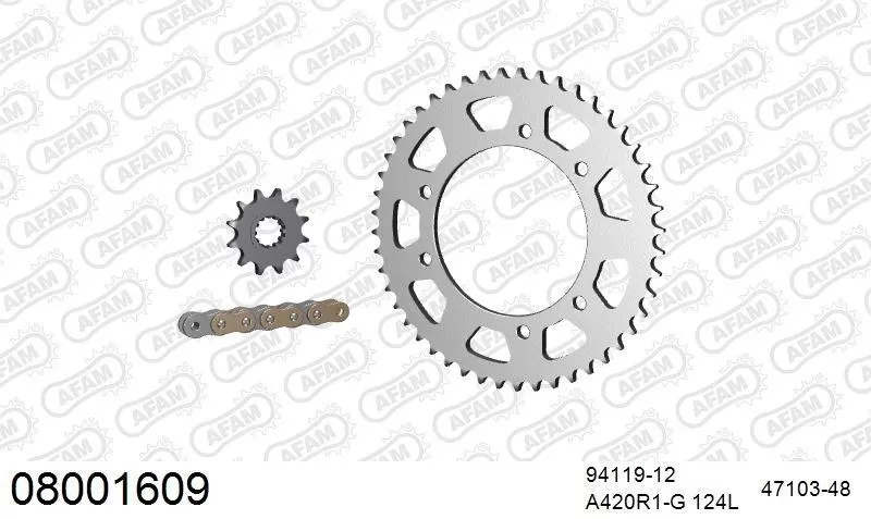 AFAM Chainset - Steel